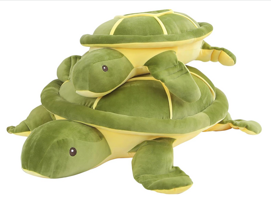 28 inch Big Green Sea Turtle Stuffed Animals Giant Soft Plush Toys, Large Ocean Turtle Plushies Body Pillow, Gifts for Kid Boys, Girls, Girlfriend, Birthday, Easter